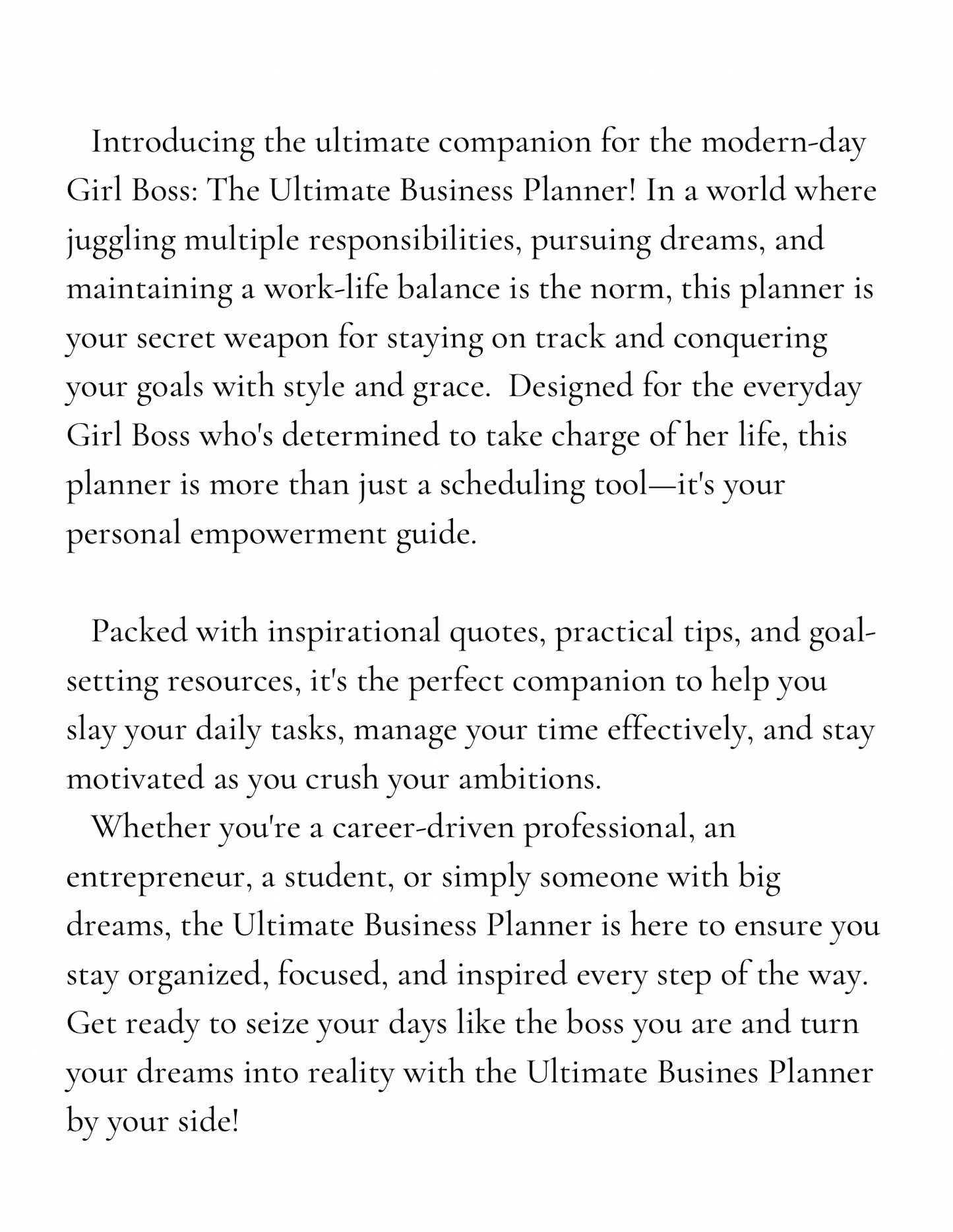 2024 Ultimate Business Planner